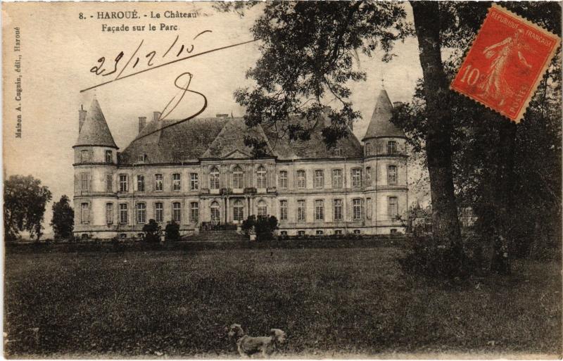 Carte postale ancienne Haroue le chateau