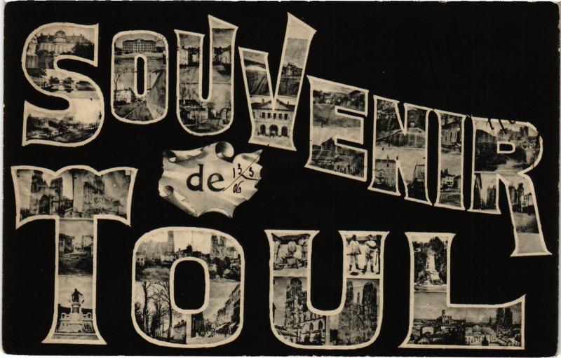 Carte postale ancienne Toul souvenir