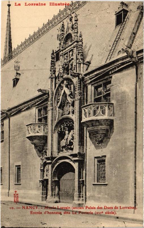 Carte postale ancienne Nancy Musee Lorrain à Nancy