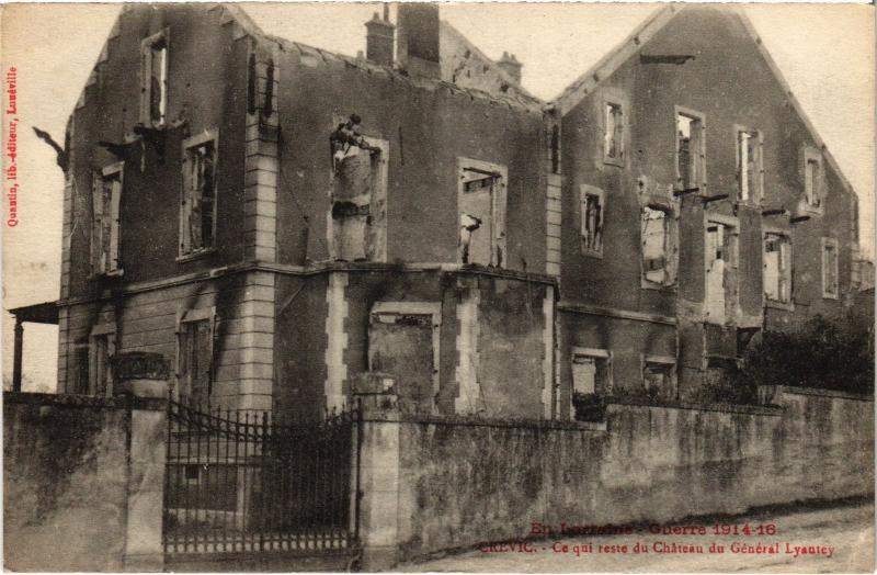 Carte postale ancienne Crevic Chateau du General Lyautey