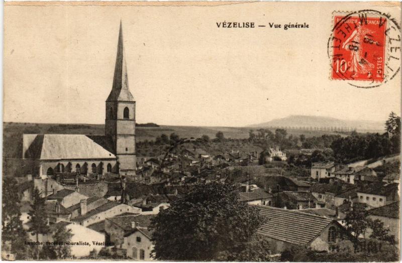 Carte postale ancienne Vezelise vue generale