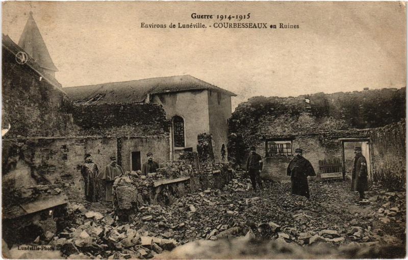 Carte postale ancienne Courbresseaux en Ruines