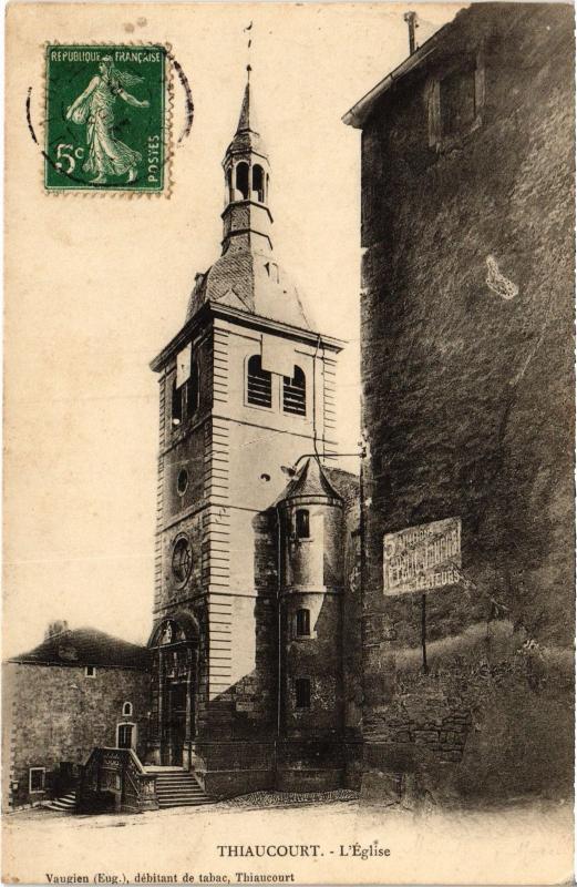 Carte postale ancienne Thiaucourt Eglise