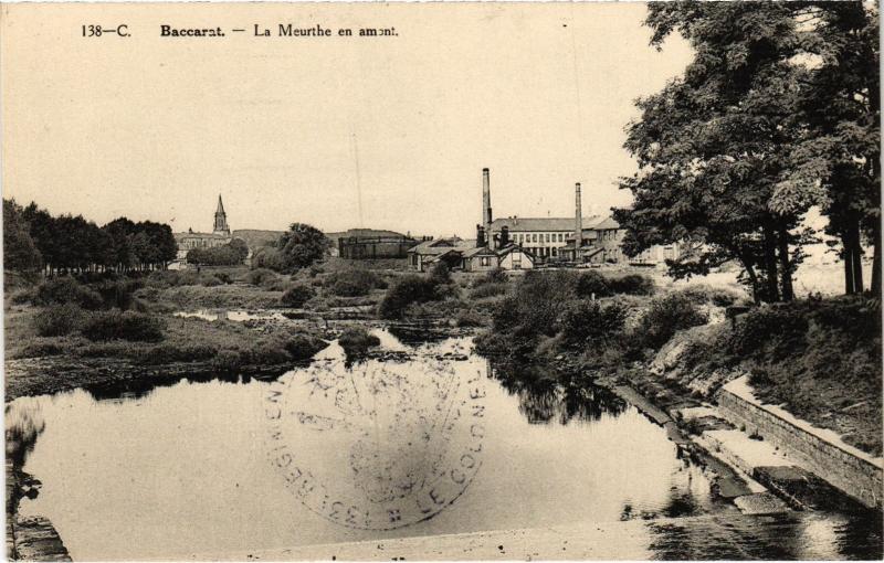 Carte postale ancienne Baccarat la Meurthe à Baccarat