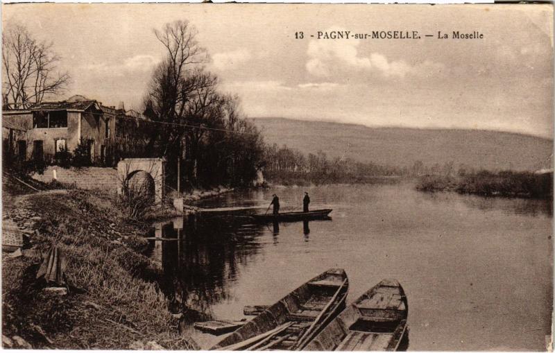 Carte postale ancienne Pagny la Moselle