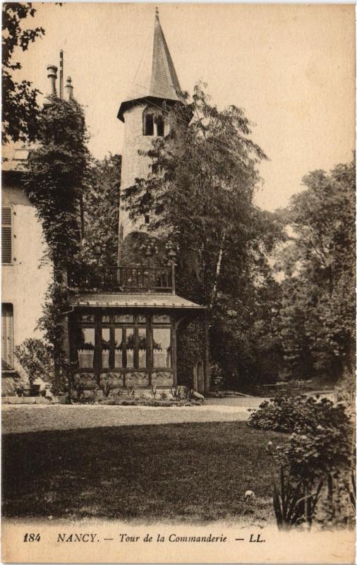 Carte postale ancienne Nancy Tour de la Commanderie à Nancy