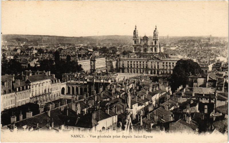 Carte postale ancienne Nancy vue generale à Nancy