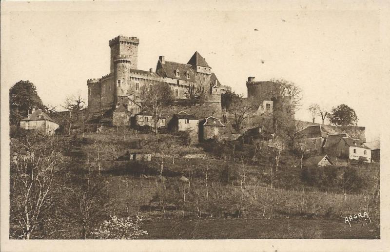 Carte postale ancienne Château de Castelnau à Prudhomat