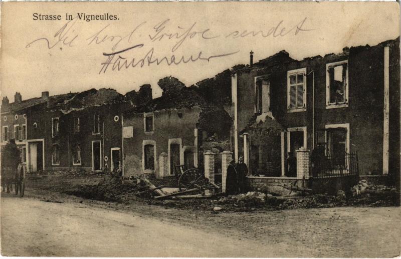 Carte postale ancienne Vigneulles Strasse