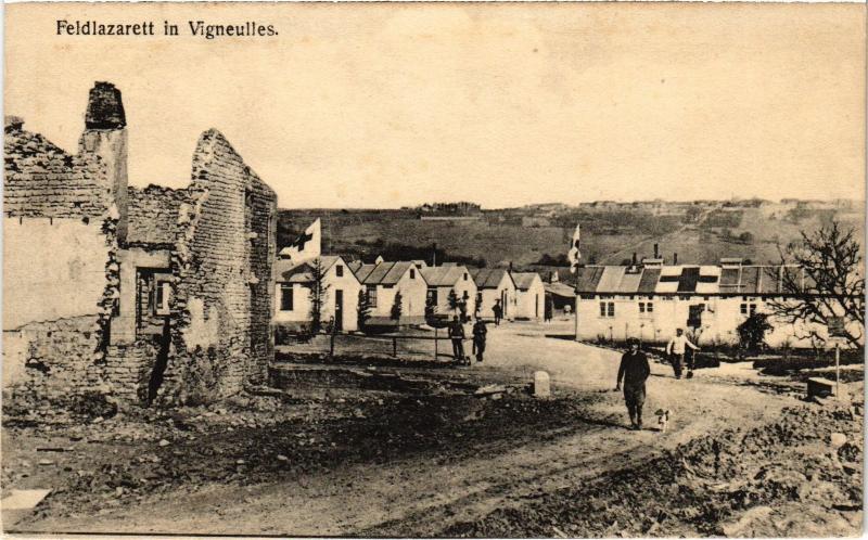 Carte postale ancienne Vigneuse Feldlazarett
