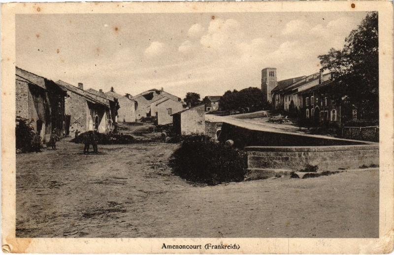 Carte postale ancienne Amenoncourt