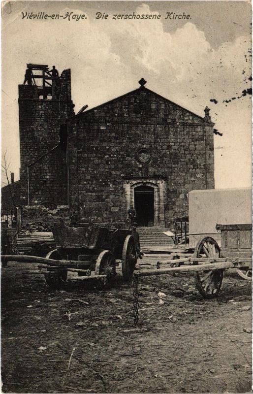 Carte postale ancienne Vieville Kirche