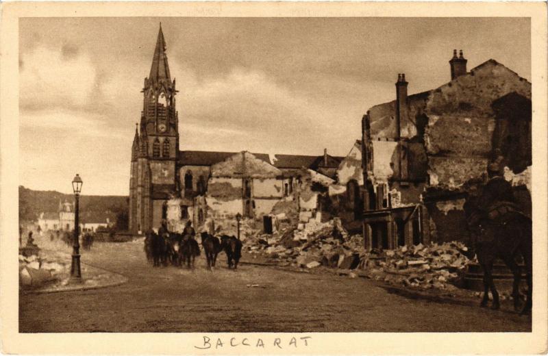 Carte postale ancienne Baccarat