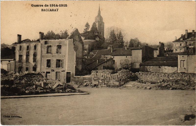 Carte postale ancienne Baccarat