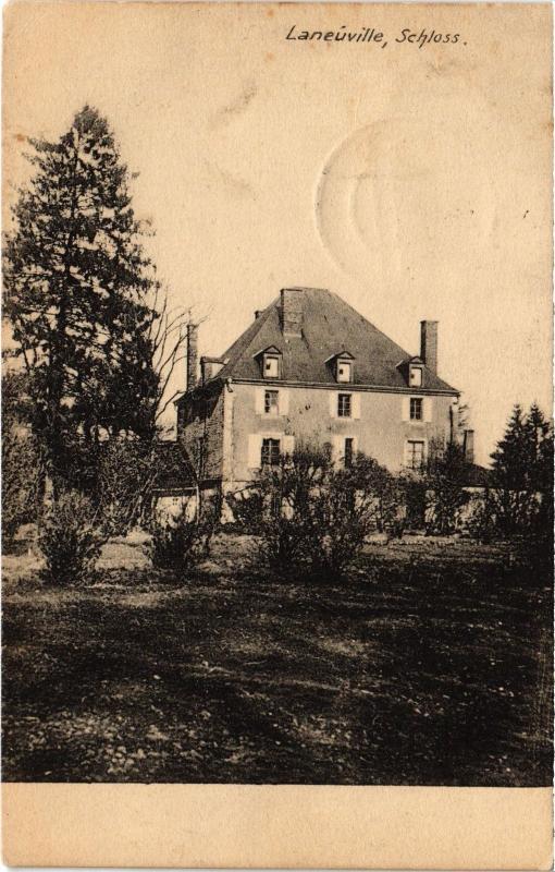 Carte postale ancienne Laneuville Schloss à Euville