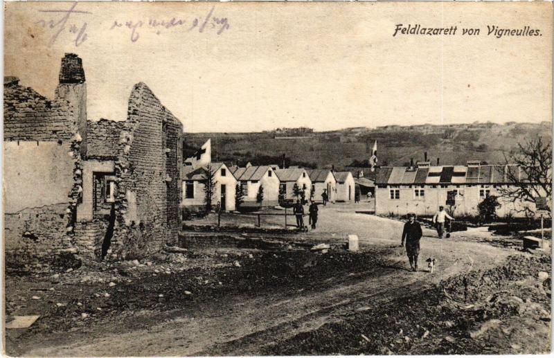 Carte postale ancienne Vigneulles Feldlazarett