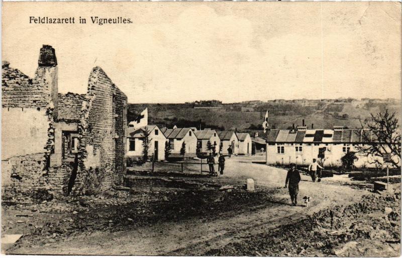 Carte postale ancienne Vigneulles Feldlazarett