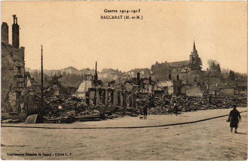 Carte postale ancienne Baccarat