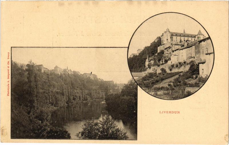 Carte postale ancienne Liverdun à Verdun