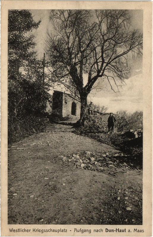 Carte postale ancienne Aufgang nach Dun Haut