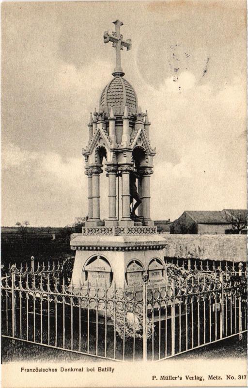 Carte postale ancienne Batilly Franzosisches Denkmal