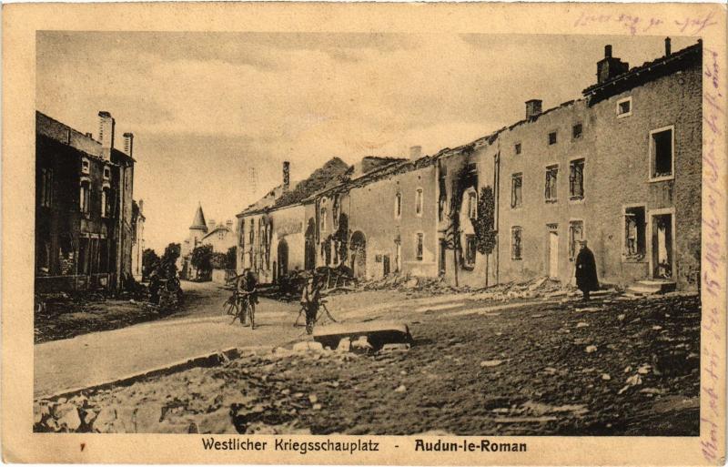 Carte postale ancienne Audun Westlicher Kriegsschauplatz