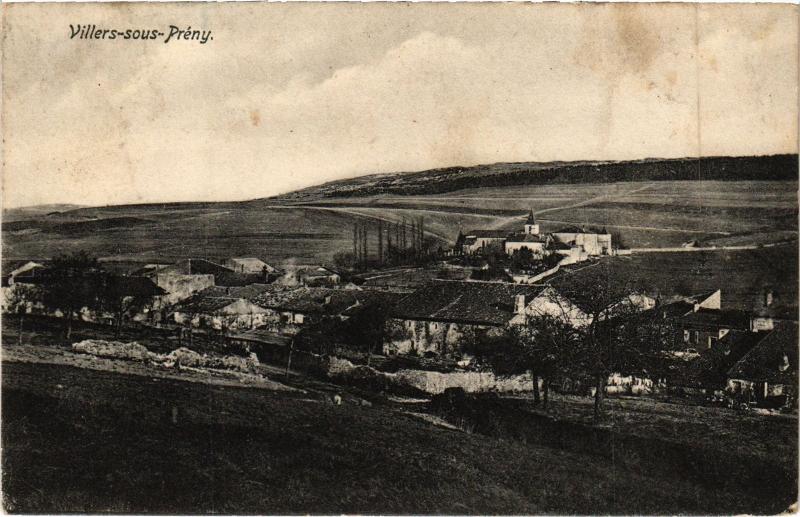 Carte postale ancienne Villers sous Preny