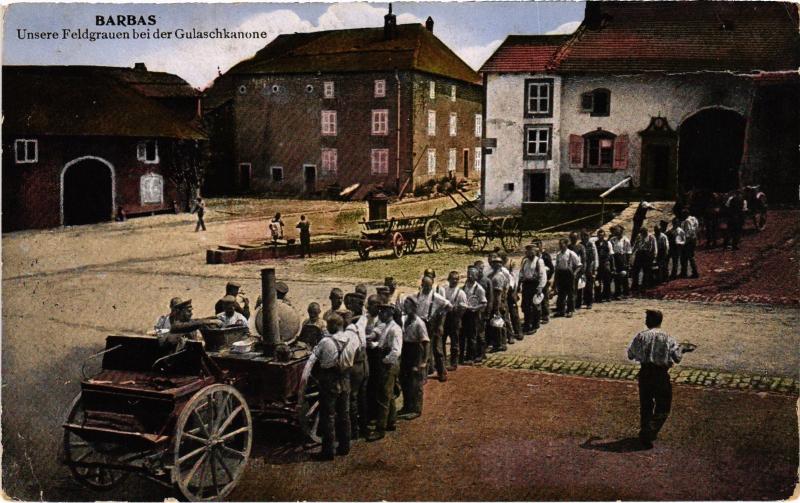 Carte postale ancienne Barbas Feldgrauen