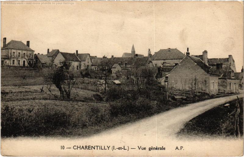 Carte postale ancienne CHarentilly vue generale à Charentilly