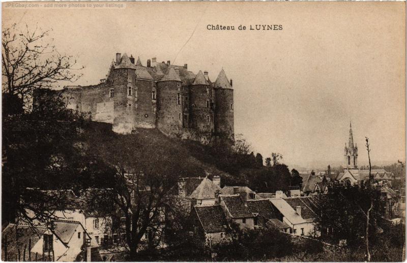 Carte postale ancienne Luynes le chateau à Luynes