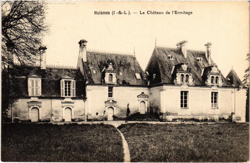 Carte postale ancienne Huismes Chateau de l'Ermitage à Huismes