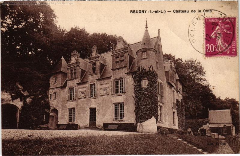 Carte postale ancienne Reugny Chateau de la Cote à Reugny