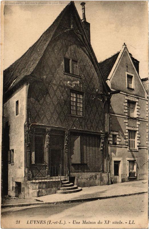 Carte postale ancienne Luynes une maison à Luynes