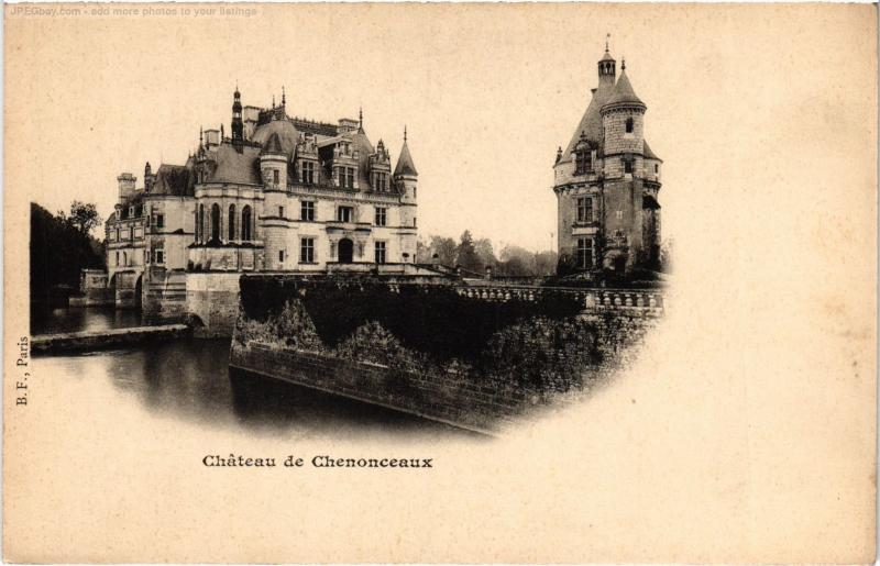 Carte postale ancienne Chenonceaux le chateau à Chenonceaux