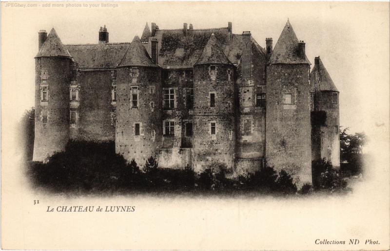 Carte postale ancienne Luynes le chateau à Luynes