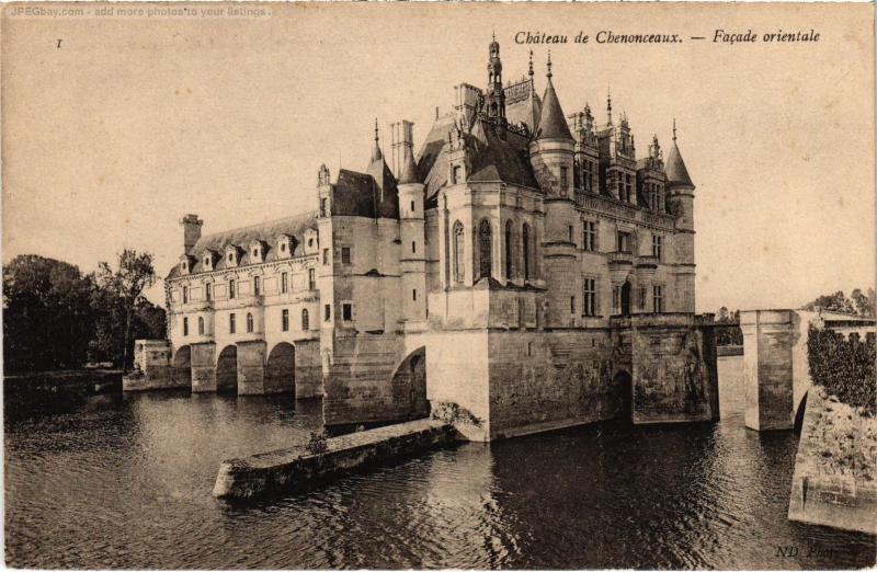 Carte postale ancienne Chenonceaux le chateau à Chenonceaux
