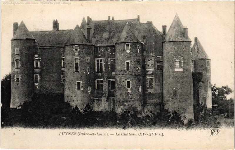 Carte postale ancienne Luynes le chateau à Luynes