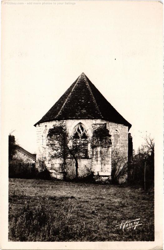 Carte postale ancienne Perrusson Chapelle Saint-Genest à Perrusson