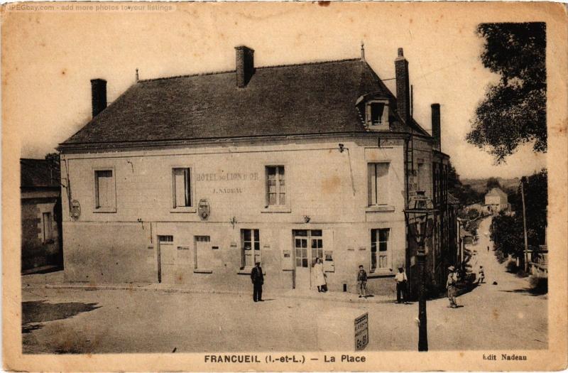 Carte postale ancienne Francueil la Place à Francueil