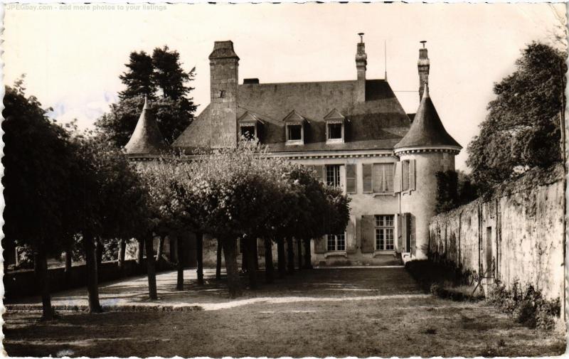 Carte postale ancienne Azay le Rideau Chateau du Plessis les terrasses à Azay-le-Rideau