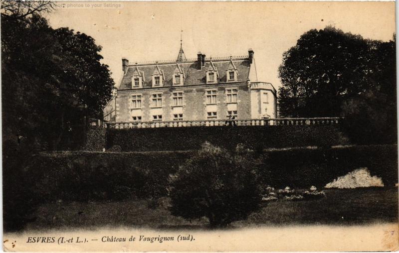 Carte postale ancienne Esvres Chateau de Vougrignon à Esvres