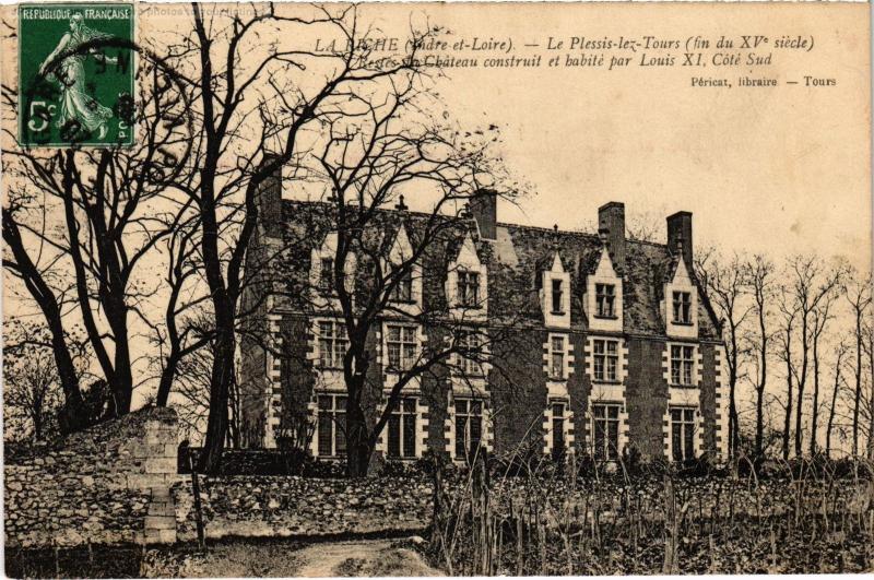 Carte postale ancienne La Riche Plessis lez Tours à La Riche