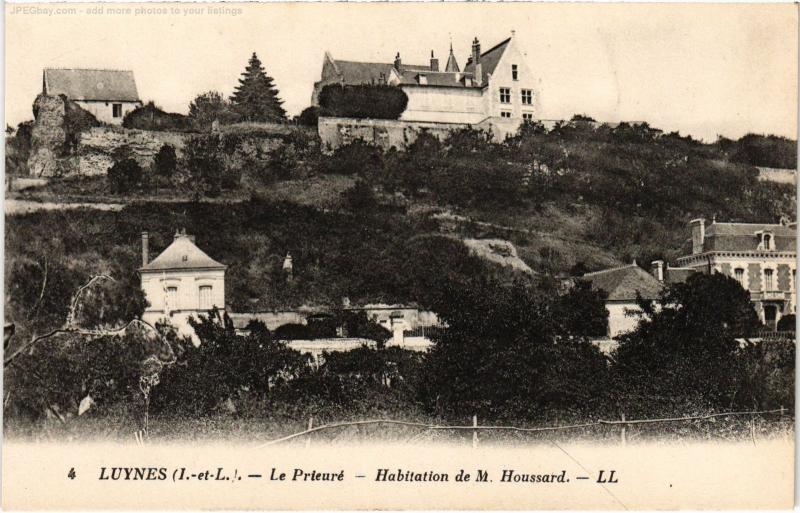 Carte postale ancienne Luynes le Prieure à Luynes