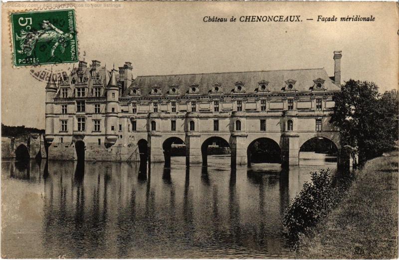 Carte postale ancienne Chenonceaux le chateau à Chenonceaux
