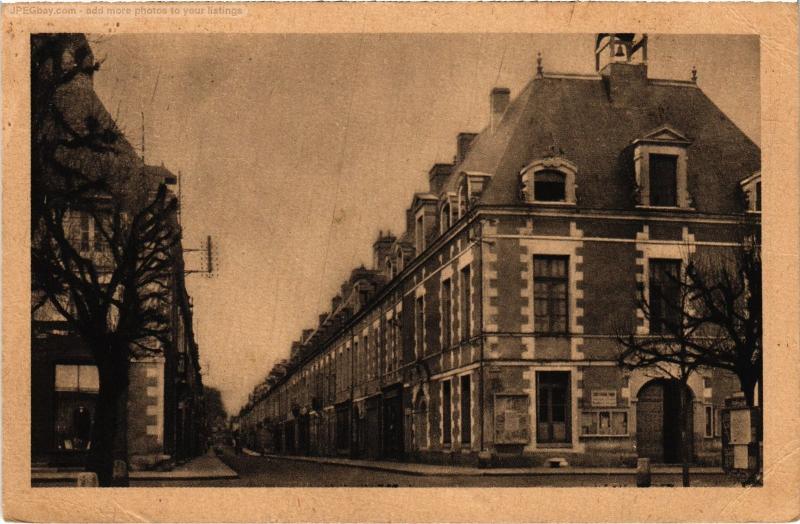 Carte postale ancienne Richelieu Grande Rue à Richelieu