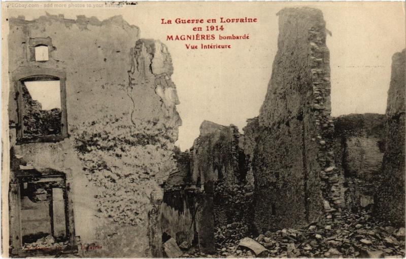 Carte postale ancienne Magnieres vue interieure
