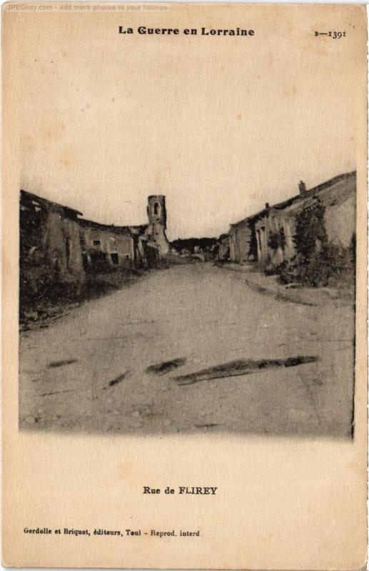 Carte postale ancienne Rue de Flirey à Flirey