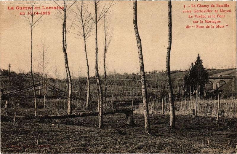Carte postale ancienne Gerbeviller Champ de Bataille