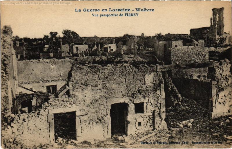Carte postale ancienne Flirey vue perspective à Flirey