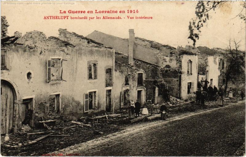 Carte postale ancienne Anthelupt vue interieure à Anthelupt